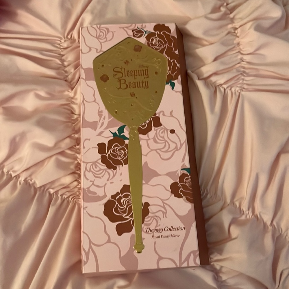 Sleeping beauty hand mirror brand new with box
